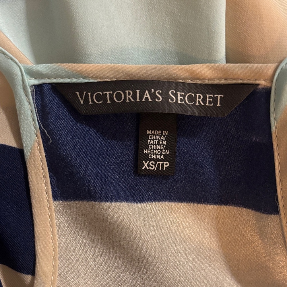 Victoria's Secret Navy and Beige Striped Dress - Picture 5 of 8